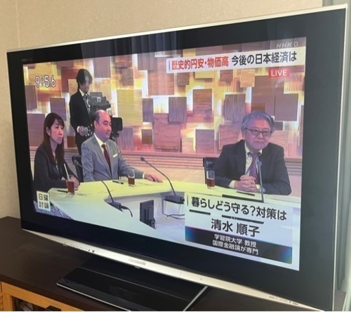 ご商談中【パナソニック】46インチ ハイビジョンプラズマテレビ TH-46PZ800 動作OK 傷割れなし
