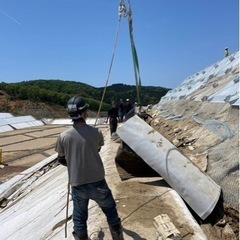 石川県能登半島被災地復興工事の画像