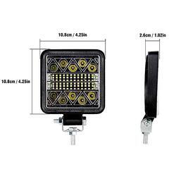 2個　LEDワークライト 102w 投光器 作業灯 12v 24v 高輝度の画像