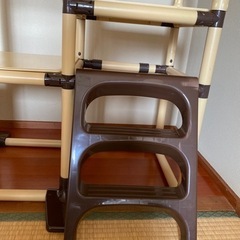 滑り台付きジャングルジムの画像