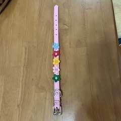 ペット用首輪　花柄　の画像