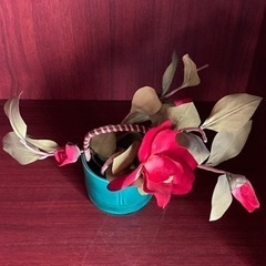 アートフラワー　造花　椿　の画像
