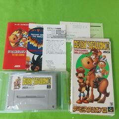 90年代 レトロSFC ゲーム ダービースタリオン2 動作品 箱...