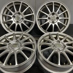 BS BRIDGESTONE ECO FORME SE-10 エコフォルム 社外ホイール 15インチ 4本 5J4HPCD100+39 アクア ヤリス ヴィッツ等　(MHA185)クレジットカード QRコード決済可能の画像