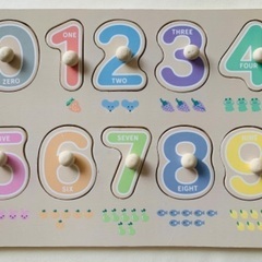 🌟格安🌟 数字 知育 木製 型はめ パズル🧒🧩