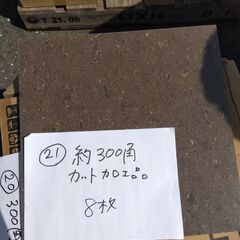 ㉑　約300角　カット加工品　８枚の画像