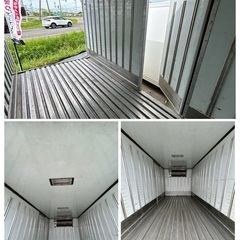 R9. 【値下げ】横扉付【格安】 2トン冷蔵冷凍コンテナ 幅217ｃｍ長さ461ｃｍ高さ215ｃｍ コンテナ 物置 倉庫 格安運送　江別市発の画像