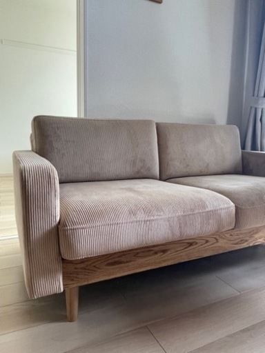 クラッシュゲート　コーデュロイソファ