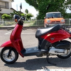 神奈川県藤沢市発。ホンダトゥデイAF61、4スト赤新品外装、整備済み