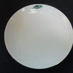 引き取り限定 ナルミ 食器 白色✕緑 ６点セット 未使用の保管品の画像