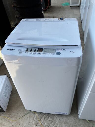2021年製 ハイセンス 洗濯機 4.5kg HW-E4504