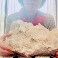 水晶クラスター台座あり（6.5キロ）