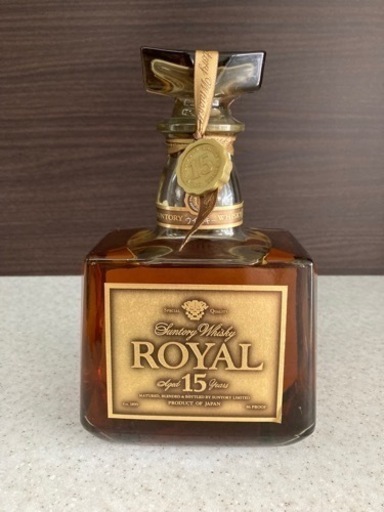 【未開封】サントリーウイスキー　ローヤル15年（ゴールドラベル） リサイクルショップ宮崎屋住吉店25.4.21k