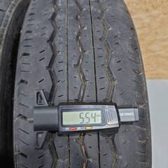 【青森発】195/80R15 107/105LT BRIDGESTONE RD-613 steel 2018年製 4本セット  【G0455】の画像