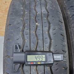 【青森発】195/80R15 107/105LT BRIDGESTONE RD-613 steel 2018年製 4本セット  【G0455】の画像