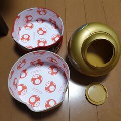 ユニバーサルスタジオジャパンUSJ キノコのケース 2個 スーパーマリオ キノピオの画像