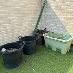 【お譲り先決】プランター  4個セット  土　家庭菜園