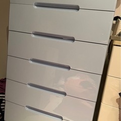 ウッドトップチェスト　収納家具　7段 