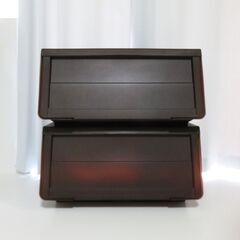 2個セット 天馬 プロフィックス カバコ ワイド M クリアブラウン