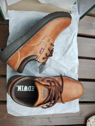 新品★大きいサイズ27ｃｍ　靴つま先幅広　EDWINマーク付