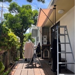 【使用期間2週間】物干竿付きオーニング