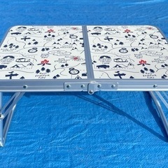 キャンプ用品　コールマン coleman ミニテーブル 2個セット インディゴ キャンプマップの画像