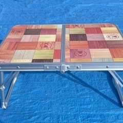 キャンプ用品　コールマン coleman ミニテーブル 2個セット インディゴ キャンプマップの画像