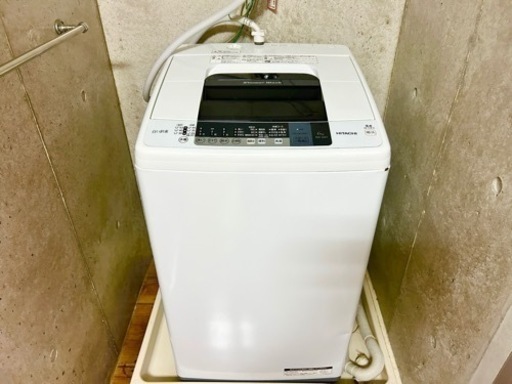 【〜5/23限定取引】【日立・全自動洗濯機】★縦型★6kg★室内使用で不具合なし★2016年製★NW6-WY★