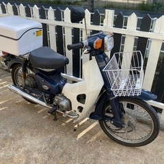 HONDA ホンダ スーパーカブ50 C50 4スト 4速 エンジン始動 実働車両 現状の画像