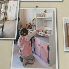 木枠から作る小さな家具の画像