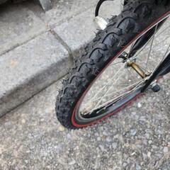 子ども用自転車　ブリヂストン　２０インチ　６変速  ライト　付き　黒　配達可能の画像