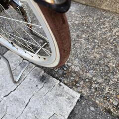 子ども用自転車　２０インチ　自動ライト　カゴ　付き　青　配達可能 の画像