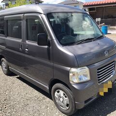 ご購入有難うございました！【車検令和7年2月☆支払総額18万5000円！！】平成24年　ホンダ　バモスホビオ　M　4WD　AT車　グレー　走行距離147,000㎞　過走行ですが、エンジンの調子はバッチリですのでまだまだ乗れる車両だと思います！！の画像