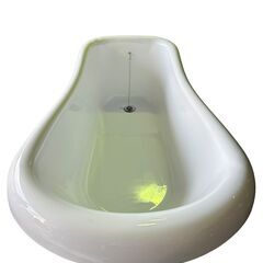 猫足バスタブ 置き型 置き型 お風呂 浴槽 猫脚 浴室 ヨーロピアン アンティーク 洋風 おしゃれ かわいい 白 ホワイト リフォーム DIY FRP製 幅150cm の画像