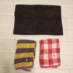 タオル、バスタオル19枚(中古)の画像