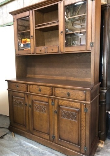 食器棚 キッチンボード ウッド アンティーク レトロ