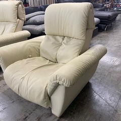 【愛品館 江戸川店 】手動リクライニング1Ｐ本革ソファ MARUICHI（マルイチセーリング）の画像