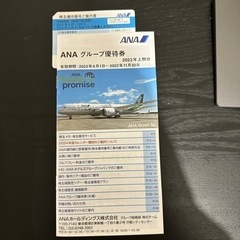 ANA株主優待券、5月31日まで有効分、