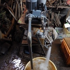 【中古】 川本 ポンプ カワエース（浅井戸用）N3-755HN 50hz 三相200V （19D0630)の画像