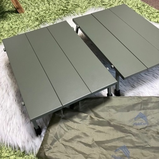 2個 未使用 ワークマン ローテーブル　FCT04 アルミテーブル