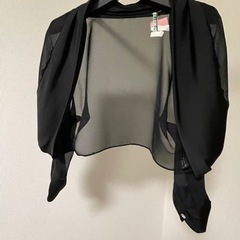 ボレロ付き ワンピース 東京ソワール 結婚式　ブラックの画像