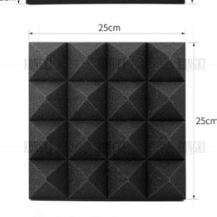 防音対策　ウレタンフォームスポンジ　24枚×2箱の画像