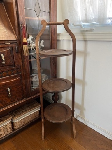 イギリス　アンティーク　ケーキスタンド