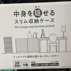 【交渉中】3段収納