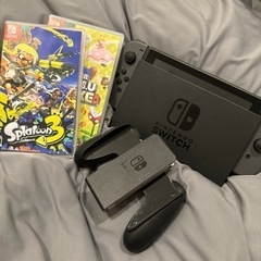 Nintendo Switch ブラック　ソフト２つ付き