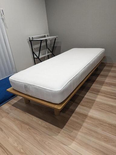 家具 ベッド セミシングルベッド