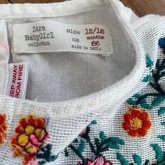ZARA 　セットアップ　12-18mの画像