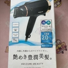 KOIZUMI コイズミ マイナスイオンヘアドライヤー KHD-9130/Kの画像