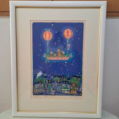 吉岡浩太郎 版画（シルクスクリーン） 星のメロディ