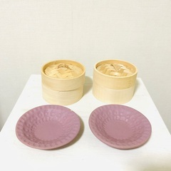 可愛い蒸篭＆作家小皿